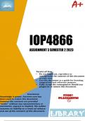 IOP4866 Assignment 3 Semester 2 2023