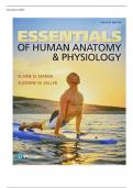 Test Bank For Essentials of Human Anatomy & Physiology 12th Edition By Marieb ISBN NO:9780134395326 Complete Guide/All Chapters 