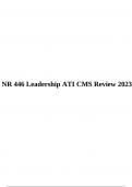 NR 446 Leadership ATI CMS Review 2023.
