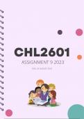 CHL2601 assignment9 semester2 2023