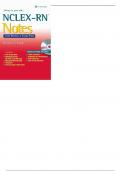 NCLEX-RN® NOTES: COUNTDOWN TO SUCCESS (DAVIS'S NOTES) BY BARBARA A. VITALE