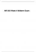 2022/ 2023 NR 503 Week 4 Midterm Exam 