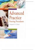 Test bank For Advanced Practice Nursing Procedures By Margaret R. Colyar