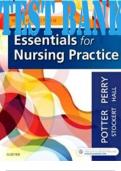 TEST BANK for Essentials for Nursing Practice 9th Edition by Patricia Potter, Anne Perry, Patricia Stockert & Amy Hall. (Complete 40 Chapters).