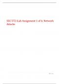 SEC 572 iLab Assignment 1 of 6: Network Attacks