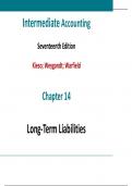 Intermediate Accounting 2 slides chapter 14 long term liabilities Slides