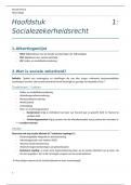Samenvatting Hoorcolleges - Sociaal Recht 2 (92SWA1024)