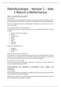Voordeelbundel Samenvattingen en Oefenvragen - leerjaar 1 - blok 1 Return-2-Performance