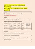 BSC 2011L Lab Topic 12: Bacteriology