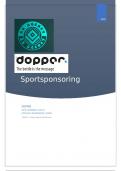 Case uitwerking sportsponsoring  Sportsponsoring