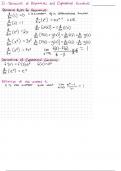 Calculus Chapter 3: Derivatives