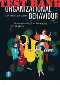 TEST BANK for Organizational Behaviour: Understanding and Managing Life at Work 11th Edition. by Johns Gary and Saks Alan (Complete 12 Chapters)