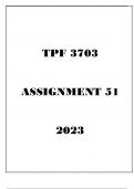 TPF3703 ASASIGNMENT 51 2023