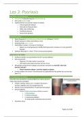Dermatologie les 3: Psoriasis