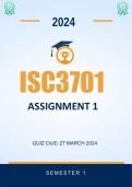 ISC3701 Assignment 1 Quiz 2024