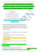 HESI EXIT EXAM 750 QUESTIONS & ANSWERS / HESIEXIT RN EXAM / HESI RN EXIT EXAM (NEWEST, 2022/2023) |VERIFIED ANSWERS, 100% CORRECT  HESI EXITEXAM