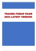 TRAUMA FISDAP EXAM  2023 LATEST VERSION