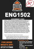 ENG1502 Assignment 3 2023 (ANSWERS)