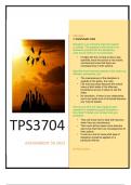 TPS3704 ASSIGNMENT 50 (FULL PORTFOLIO) 2023