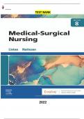 Medical-Surgical Nursing 8th Edition by Mary Ann Linton & Adrianne Dill - Matteson - Complete, Elaborated and Latest (Test Bank) - for 2023