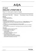 AQA 7717-1A ENGLISH LITERATURE B-A LEVEL-24May23-Paper 1A Literary genres: Aspects of tragedy