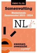 Samenvatting Nederlands Examen VMBO TL/GL 2024