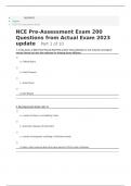 NCE Pre-Assessment Exam 200 Questions from Actual Exam 2023 update   
