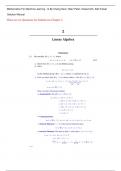 Mathematics For Machine Learning, 1e By Cheng Soon, Marc Peter, Deisenroth, Aldo Faisal (Solution Manual)