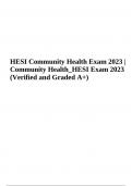 HESI Community Health | Community Health HESI Exam Questions With Answers | Latest Update 2023/2024 (100% Verified)