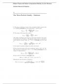 Modern Physics with Modern Computational Methods, 3e John Morrison (Solution Manual)