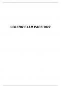 LGL3702 EXAM PACK 2022, University of South Africa (Unisa)