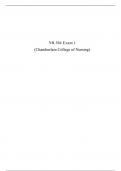 NR304 Exam 1 / NR 304 Exam 1 (Latest-2023): Chamberlain College of Nursing (Questions & Answers)