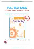Test Banks For Textbook of Basic Nursing 11th Edition by Caroline Bunker Rosdahl; Mary T. Kowalski, Chapter 1-103: ISBN-10 1469894203 ISBN-13 978-1469894201, A+ guide.