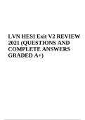 LVN HESI Exit V2 QUESTIONS AND ANSWERS GRADED A+ | LATEST 2023-2024