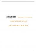 Amir Patel - “Diagnosed with Pneumonia”; (I Human Complete Case Study) (Latest Updates 2023-2024)