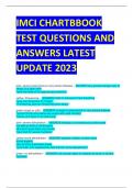 IMCI CHARTBBOOK  TEST QUESTIONS AND  ANSWERS LATEST  UPDATE 2023