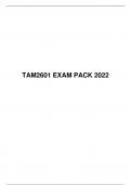 TAM2601 EXAM PACK 2022, University of South Africa (Unisa)