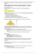 Management & Organization summary (book)