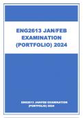 ENG2613 JAN/FEB EXAMINATION (PORTFOLIO) 2024