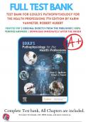 Test Bank For Gould's Pathophysiology for the Health Professions 7th Edition by Karin VanMeter, Robert Hubert | 2023/2024 | 9780323792882 | Chapter 1- 28 | Complete Questions and Answers A+