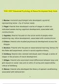 WGU D307 Educational Psychology & Human Development Study Guide