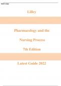 Lilley Pharmacology and the Nursing Process 7th Edition latest update ISB NO: 0323087892