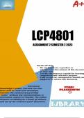 LCP4801 BUNDLE 2023 (WITH DETAILED ANSWERS)