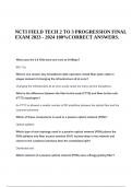 NCTI FIELD TECH 2 TO 3 PROGRESSION FINAL EXAM 2023 - 2024 100%CORRECT ANSWERS.