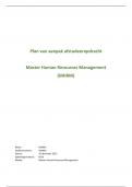 Plan van aanpak  afstuderen master human resources management (MHRM)