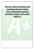 Pearson-Edexcel-Business-IAS Complete-Revision-Notes Unit-2=Managing-Business Activities=(-Paper-Unit-code= WBS12-) 2