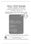 (978-1938168147 )OPENSTAX MICROBIOLOGY (2016, PARKER) TEST BANK / ALL CHAPTERS 1-26 UPDATED