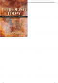 TERRORISM TODAY THE PAST THE PLAYERS THE FUTURE 4Th Ed By  CLIFFORD E - Test Bank
