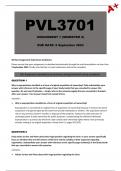 PVL3701 Assignment 1 Semester 2 (Answers) - Due: 5 September 2023