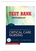 TEST BANK For Understanding the Essentials of Critical Care Nursing 3rd Edition by Perrin
